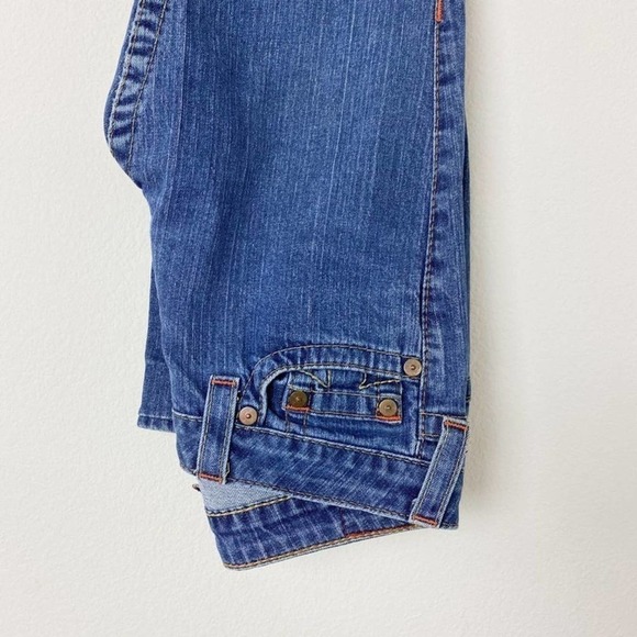 True Religion Light Wash Blue Denim Straight Jeans Size 28 - Picture 5 of 12